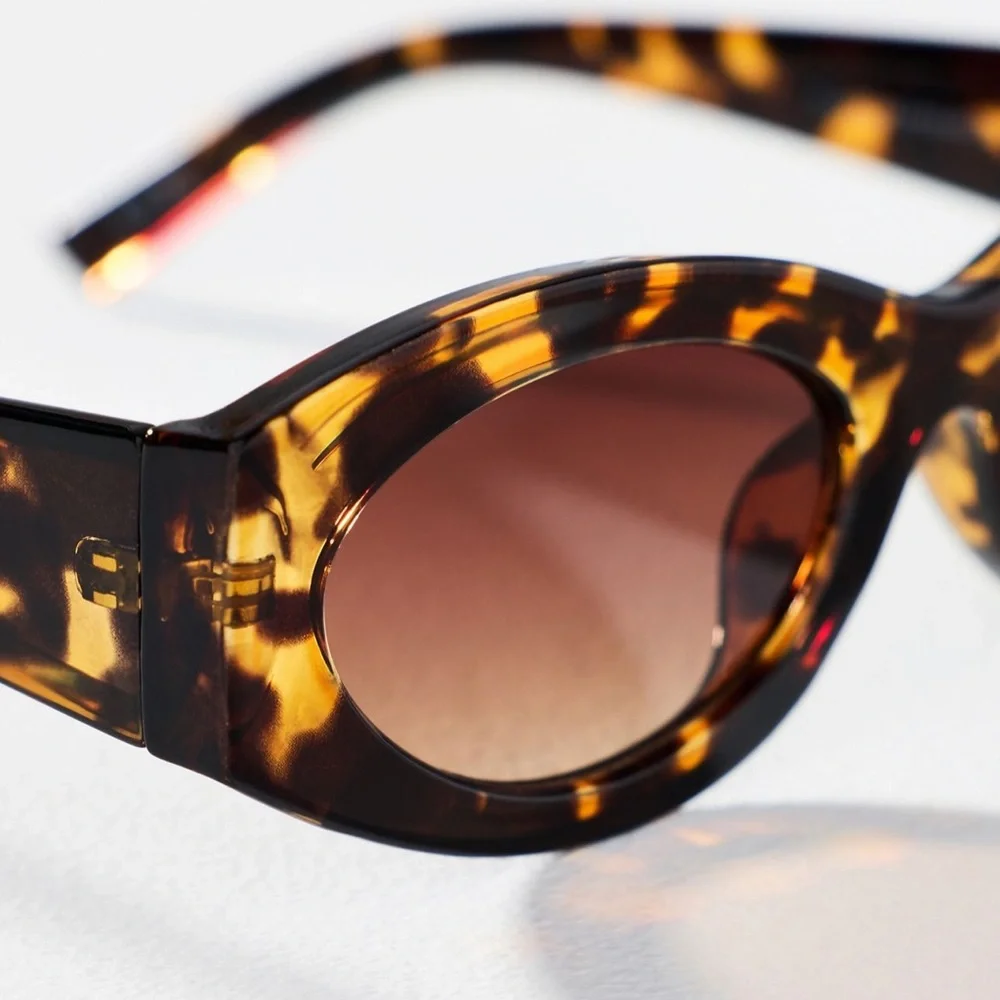 Anthropologie NWT Slim Oval Sunglasses